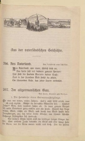 Aus der vaterländischen Geschichte