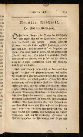 319-300, Neunter Abschnitt. Der Geist der Weissagung.