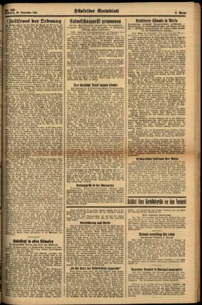 Zweite Ausgabe vom Mittwoch, den 26. November 1941.