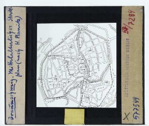 Braunschweig, Mittelalterlicher Stadtplan