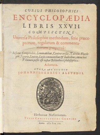 [1/2]: Cursus Philosophici Encyclopaedia