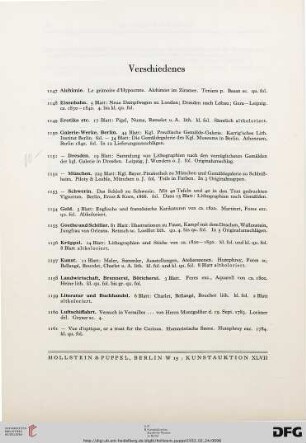 Verschiedenes (Nr. 1147-1198)