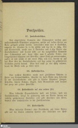Vorspeisen