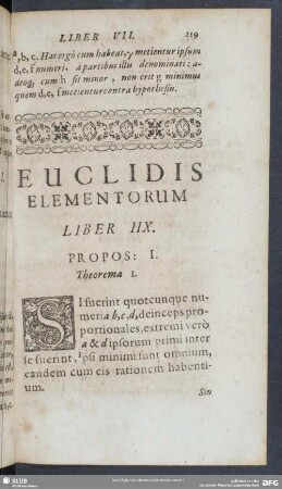 Euclidis Elementorum Liber IIX