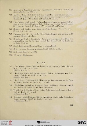 Glas (Nr. 386-407)