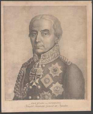 Porträt Friedrich Wilhelm Bülow von Dennewitz (1755-1816)