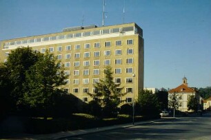 Bezirksregierung, Leopoldstraße, Detmold; farbig