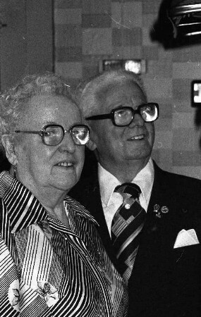 Diamanthochzeit der Eheleute Karl und Emilie Reis aus der Berckmüllerstraße