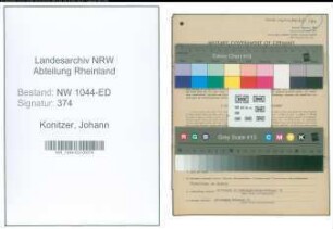 Entnazifizierung Johann Konitzer , geb. 01.11.1897 (Lehrer)