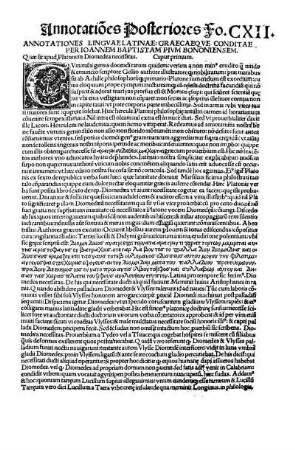 [Joannis Baptistæ Annotationes posteriores longe plures.]