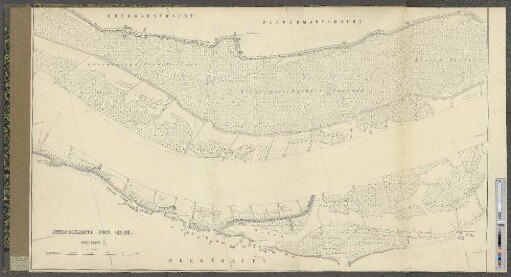 Stromkarte der Elbe. Section I. : Obermarschacht. Niedermarschacht. Geesthacht.