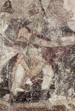 Die "kontinuierenden" Magier: Reise nach Bethlehem, Huldigung der Muttergottes und des Jesuskindes, Erscheinung des Engels