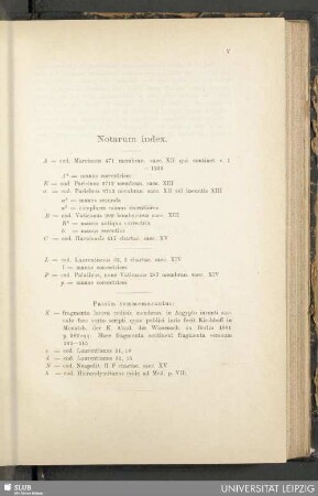 Notarum index