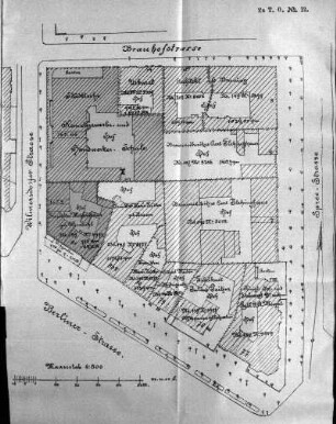 Lageplan , 09. November 1904