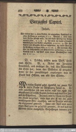 Vierzigstes Capitel