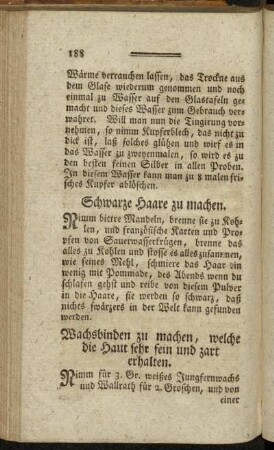 Schwarze Haare zu machen
