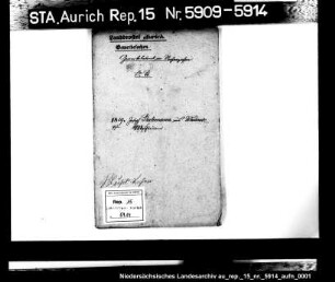 Gewerbeerlaubnisse für umherziehende Musikanten: Joseph Beckmann aus Westerode