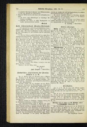 Kath. Lehrerverband, Provinz Rheinland