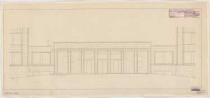 I.G.-Farben, Frankfurt/Main Verwaltungsgebäude: Mittelhalle: Eingangshalle, Außenansicht