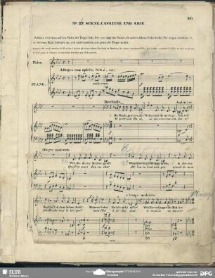 No. 27 Scene Cavatine und Arie: "O prêtres de Baal / Ihr Baalspriester"