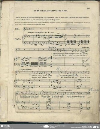 No. 27 Scene Cavatine und Arie: "O prêtres de Baal / Ihr Baalspriester"