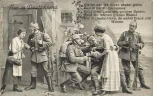 Nur in Deutschland.- Als ich sah [...]