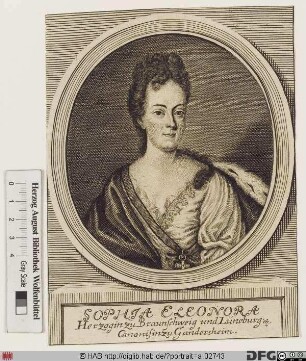 Bildnis Sophie Eleonore, Prinzessin von Braunschweig-Lüneburg-Bevern