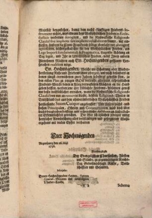 Corporis Evangelici Schreiben an die Herren General-Staaten der vereinigten Nieder-Lande, die bekandte Ryßwickische Religions-Clausul betreffende : Dictatum Regenspurg den 15. Junii 1736. per Chur-Sachsen