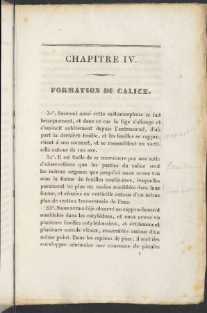 Chapitre IV. Formation du calice