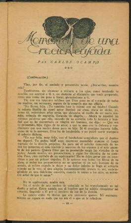 Memorias de una recién casada - (Continuación.)