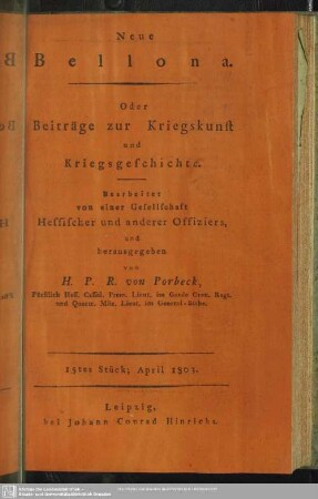 Vierter Band, Drittes Stück