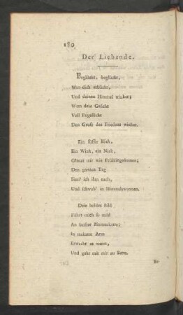 Der Liebende.