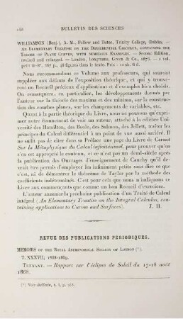 Revue des publications périodiques.