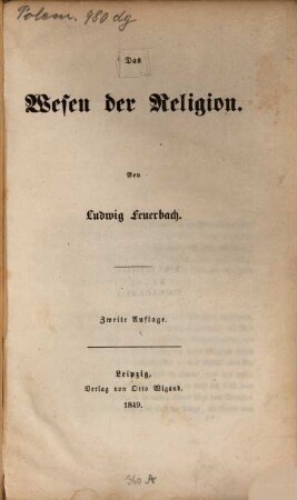 Das Wesen der Religion