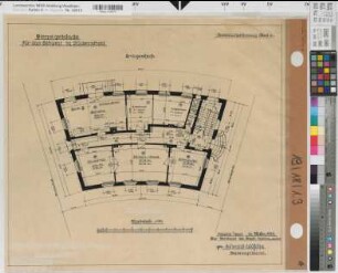 Lüdenscheid, Eichamtsgebäude (später Kreispolizeibehörde), Ergeschoss, Bestandszeichnung Blatt 3