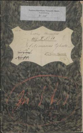 Warendorf (Warendorf) Ländereien (Einzelgrundstücke) des Beldemanns Zehnten der Rentei Marienfeld Vermeßregister 1804 Brune KSM Nr. 175,2