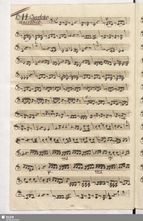 1344. Quartetto: Ove sono / Gazzaniga, G.