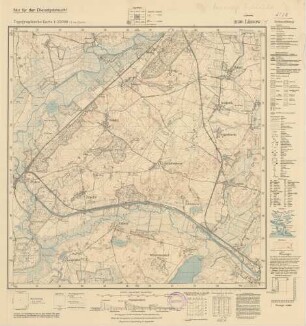 2138 (alte Nr.: 755) Lüssow, Topographische Karte 1:25000 (4cm - Karte)