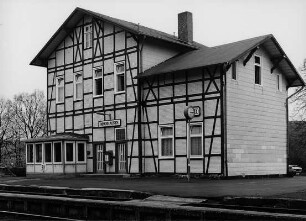 Bahnhof; Waldkappel, Bahnhofstraße 1, Bahnhofstraße