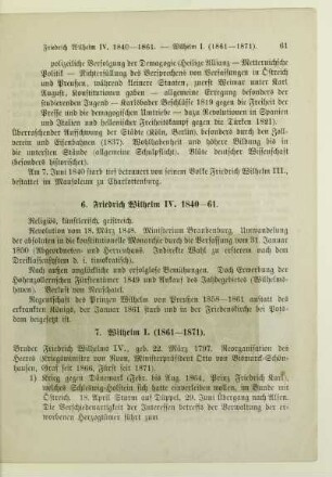 7. Wilhelm I. (1861-1871)