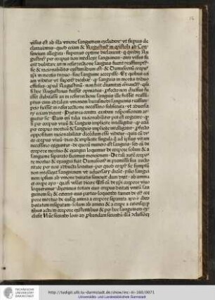 Ex quibus etiam videtur ut superius dicebatur quod sanguis in mortis triduo effusus...