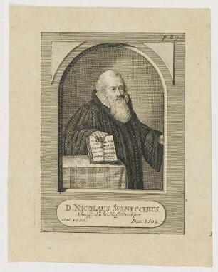 Bildnis des Nicolaus Selneccerus