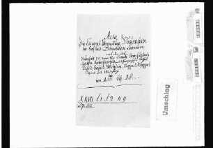 Verwaltung des Hof und Domänenkammeramts Neuenstadt (Lkr. Heilbronn)