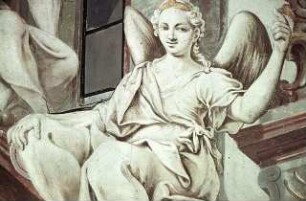 Illusionistisch gemalter Hochaltar