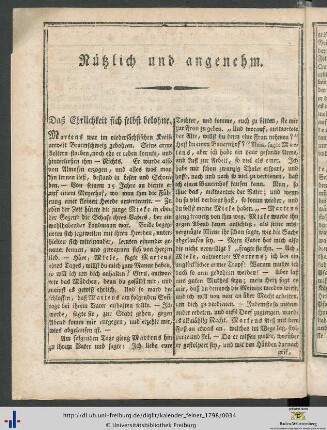 Nützlich und angenehm.