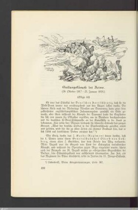 Stellungskämpfe bei Reims