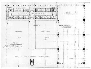 Gsaenger, Gustav; München - Riem; Flughafen - Hauptgebäude (Grundriss EG)