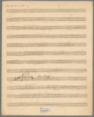Concertos, mandoline, pf, C-Dur - BSB Mus.N. 122,367-2 : [without title]