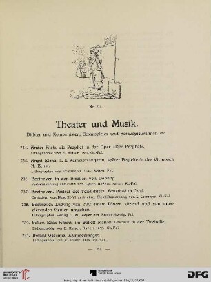 Theater und Musik (Nr. 734-789)