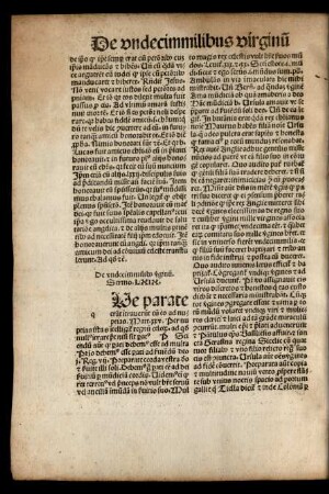 De undecimmilibus virginum Sermo. LXIX.